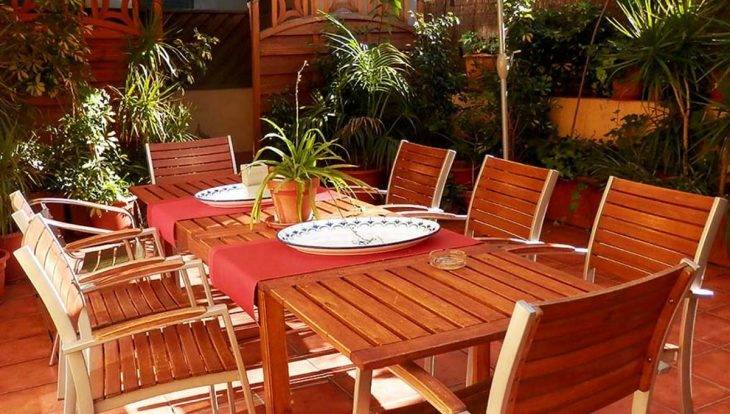 ostello Central Garden terrazza