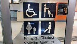 sedia a rotelle metro