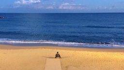 Barcellona spiaggia novembre