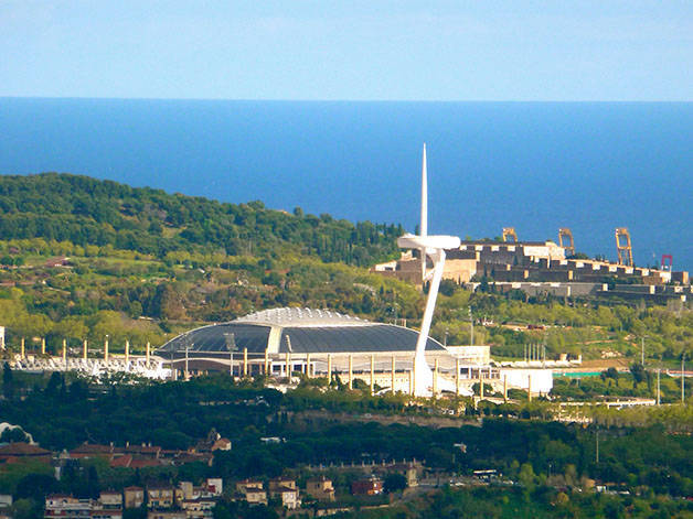 Montjuïc architettura contemporanea